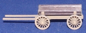 1:87 Scale - Wood Carrying Horse Drawn Wagon - Kit